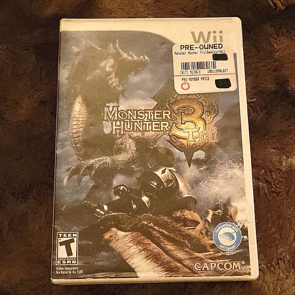 Wii Monster Hunter Tri